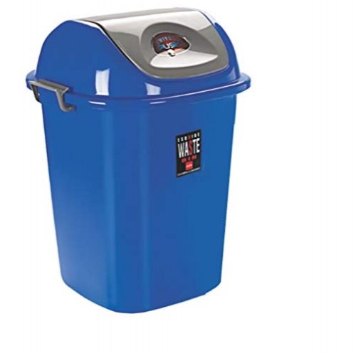 Cello Esquire Dustbin Blue Color Plastic 80 Ltr