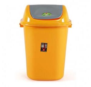 Cello Esquire Dustbin Yellow Color Plastic 80 Ltr