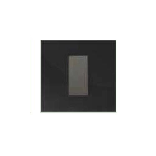 Crabtree Amare Combined Front Plate Glass with Dazzle Black 1M, ACNPGCBV01