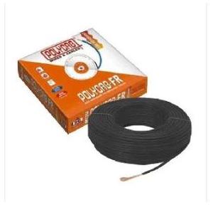 Polycab 2.5 Sqmm 1 Core FR PVC Insulated Flexible Cable, 90 Mtr (Black)
