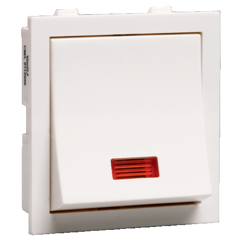 Crabtree Thames Mega One Way Switch with Indicator 16 AX, ACTMXIW161