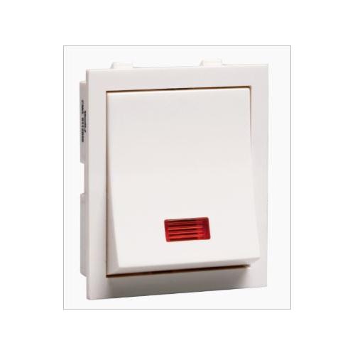 Crabtree Thames Mega One Way Switch with Indicator 10 AX, ACTMXIW101
