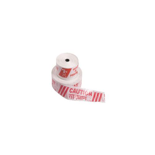 Prima Red & White Barricading Tape 4 Inch x 500 Mtr