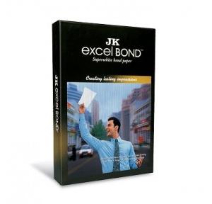 JK Excel Bond Paper, A4 Size, 100 GSM (Pack of 500 Sheets)