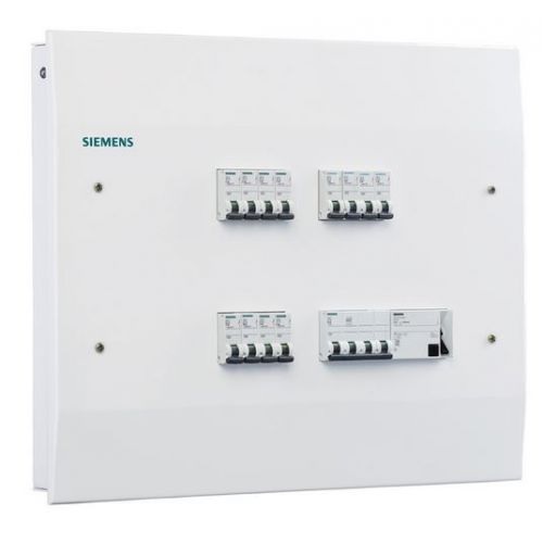 Siemens Betagard TPN Single Door Distribution Board, 50 Slots, 8GB32201RC14