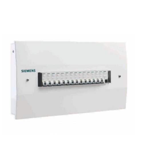 Siemens Betagard SPN Single Door Distribution Board, 16 Slots, 8GB32101RC16