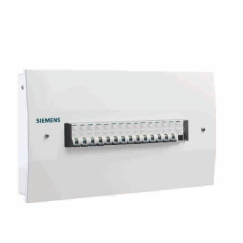 Siemens Betagard SPN Single Door Distribution Board, 14 Slots, 8GB32101RC14