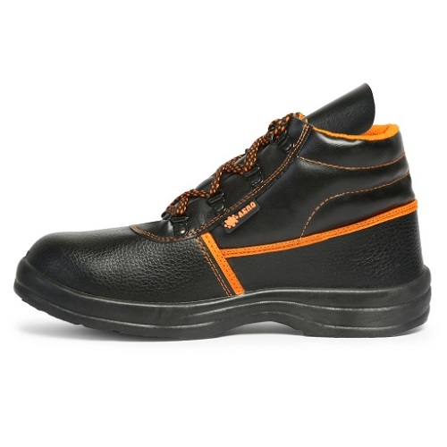 Indcare Aero Black Steel Toe Safety Shoe M.S.W.0021, Size: 7