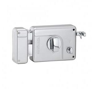 Dorset Smart Rim Lock Night Latch Key and Knob (Platina), SM 101