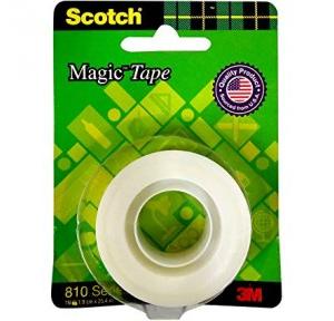 3M Scotch Magic Tape 810 Series, 1.9 cm x 25.4 mtr