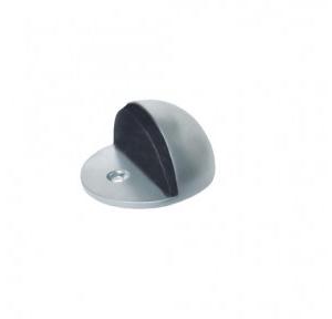 Dorset Zinc Door Stopper Floor Mounted Half Round, DS HR (Z)