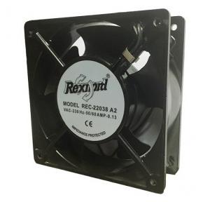 Rexnord 230V Exhaust Fan 120x120x38 mm, REC-22038 A2