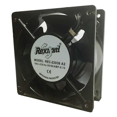 Rexnord 230V Exhaust Fan 120x120x38 mm, REC-22038 A2