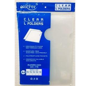 Aarpee Clear L Folder File, A4 Size, 200 gsm (Pack of 20 Pcs)
