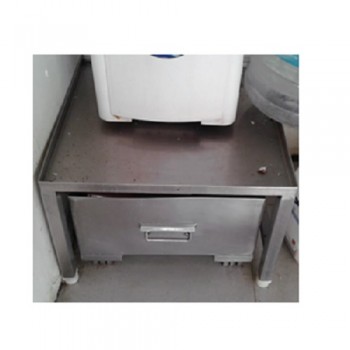 Water Dispenser Stand with Tray SS 304, Size: 20x20x13 Inch