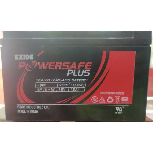 Exide SMF Battery 12V/12AH,  EP12-12