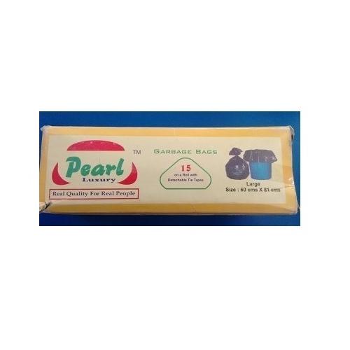 Pearl Garbage Bag 24x32 Inch 40 Micron (Pack of 15 Pcs)