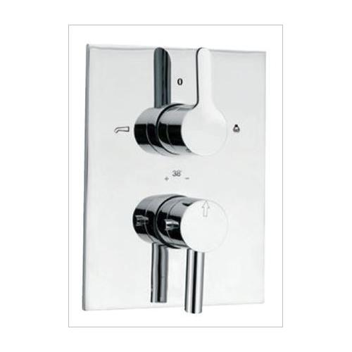 Jaquar Concealed Bath & Shower Mixer with Thermostatic Control Cartridge, FUS-CHR-29671