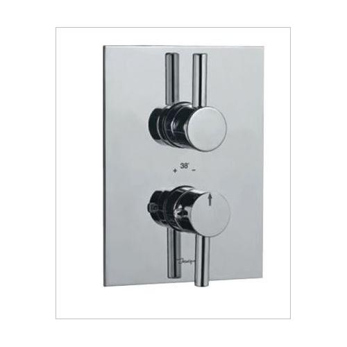 Jaquar Concealed Shower Mixer with Thermostatic Control Cartridge, FLR-CHR-5651