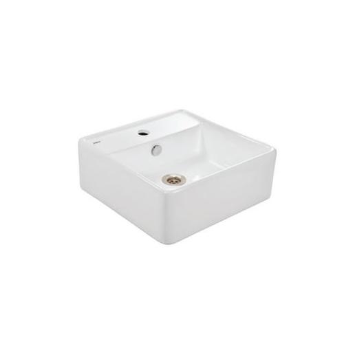 Jaquar Continental Square Table Top Basin 410x410x155 mm, CNS-WHT-905