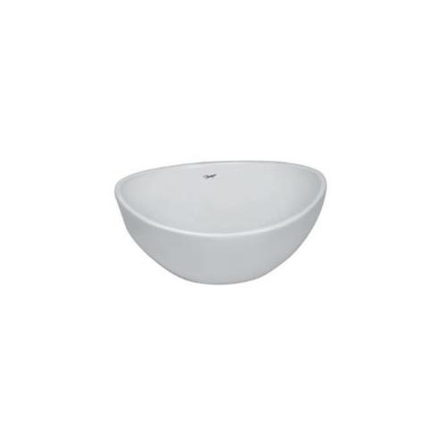 Jaquar Continental Round Table Top Basin 425x340x175 mm, CNS-WHT-903