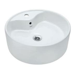 Jaquar JDR Thin Rim Table Top Basin 450x450x110 mm, JDS-WHT-25939