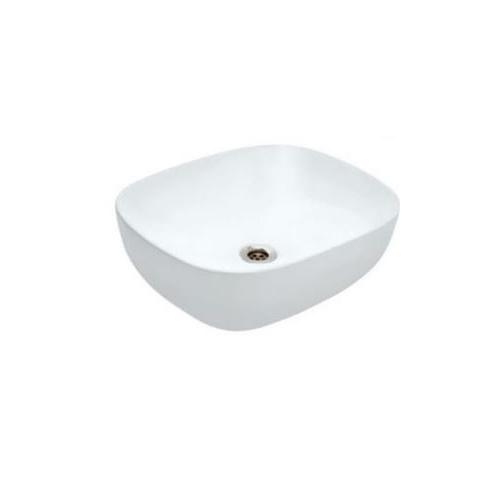 Jaquar JDR Rectangular Thin Rim Table Top Basin 480x380x140 mm, JDS-WHT-25909