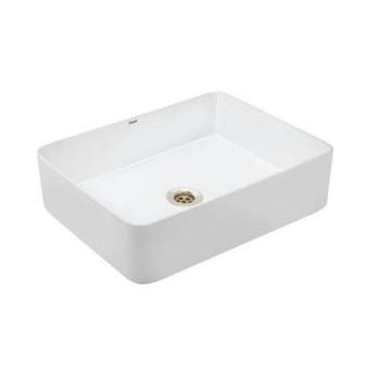 Jaquar JDR Rectangular Thin Rim Table Top Basin 525x415x140 mm, JDS-WHT-25907N