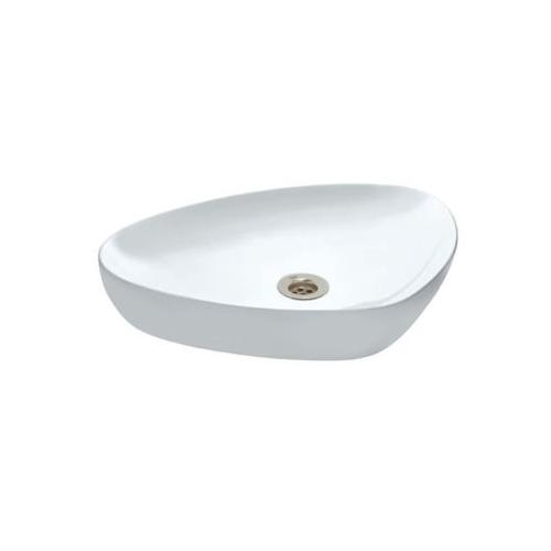 Jaquar Triangular Thin Rim Table Top Basin 600x410x100 mm, LYS-WHT-38901N