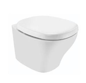 Jaquar ACS Single Piece WC With UF Soft Closing Slim Seat Cover 380x520x365 mm, ACS-WHT-87951