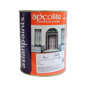 Asian Paints Apcolite Premium Enamel Paint (Black), 1 Ltr