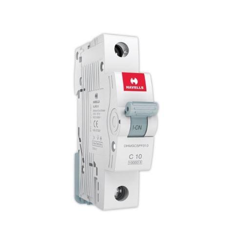 Havells 10A 1P C-Curve AC MCB, DHMGC1PF010