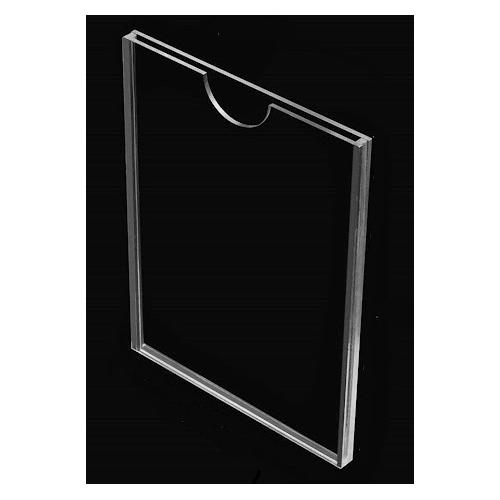 Checklist Holder Acrylic Transparent Portrait Thickness: 2 mm A4