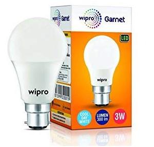 Wipro 3W LED Bulb (Cool Day Light)