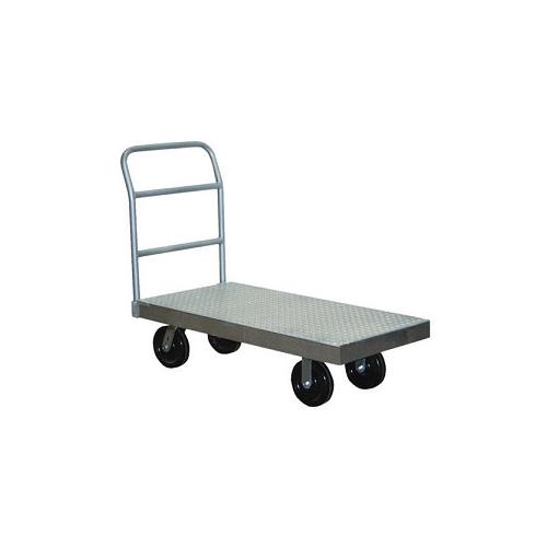 MS Platform Trolley With Powder Coating (PP Anodized Silver PE1M089), 2.5ft x 3ft