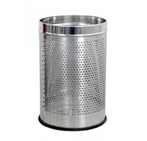 Perforated Dustbin Without Lid Size 7x10 Inch SS202 5 Ltr