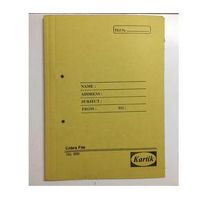Kartik Cobra File, A4 Size