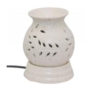 FnP Ethnic Electric Aroma Diffuser Round Shape Burner (White)