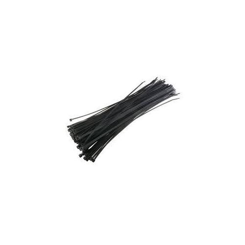 Stronger Nylon Cable Ties Black, 250 mm (Pack of 100 Pcs)