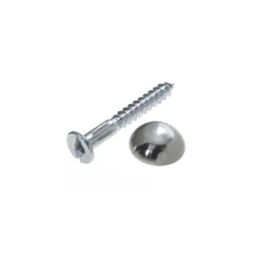 Mirror Screw CP Finish, 3/4 Inch