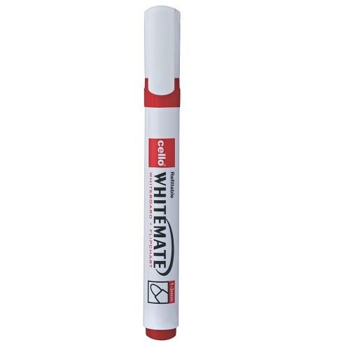 Cello Whitemate Whiteboard Marker (Red)