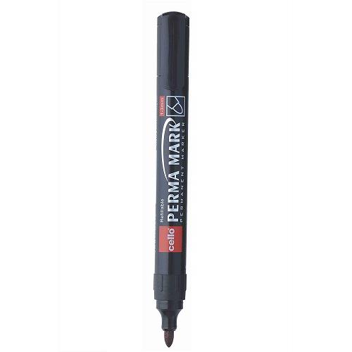 Cello Perma Mark Permanent Marker (Black)