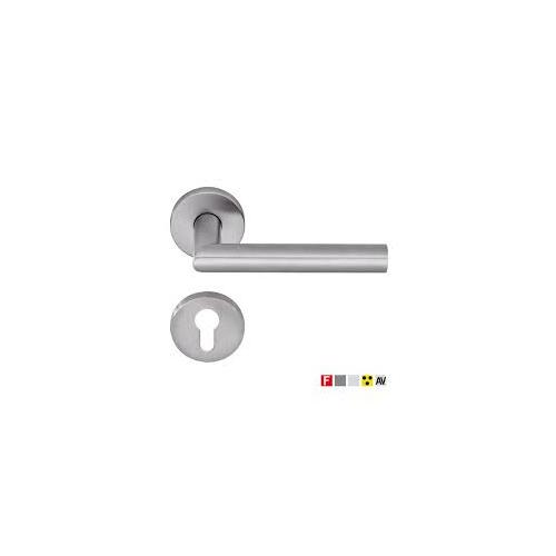 Dorma Lever Handle With 6501 Roses,  Pure 8906