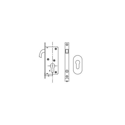 Dorma Hook Lock For Sliding Door 15x30 mm, XL-C 2014