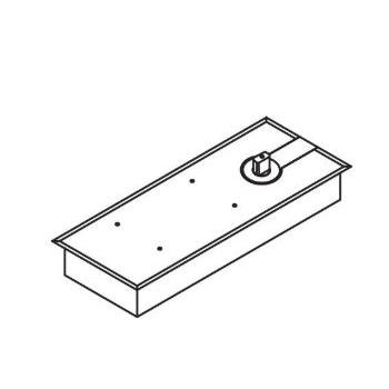 Dorma Floor Spring XL-C 6100 With 90 Hold Open Without Accessories EN 3 Stainless Steel