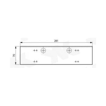 Dorma Saddle Plate XL-C 3034 Suitable For XL-C 1002, XL-C 1004