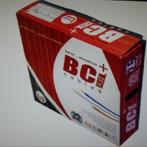 BCI PVC Insulated Single Core Unsheathed Industrial Cable BCI-09, 1 Sq mm, 100 mtr