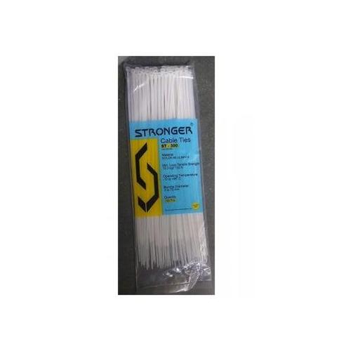 Stronger Nylon Cable Ties, 200 mm (Pack of 100 Pcs)