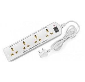 Orient 6A 4 Way Extension Board With Spike & Surge Protection 2 Mtr Cord, 45WA000101 (White)