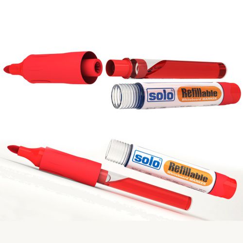 Solo WBM04 Red Whiteboard Marker Pen